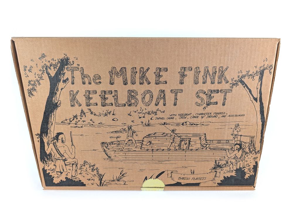 Lot 728: Mike Fink Keelboat Playset MIB