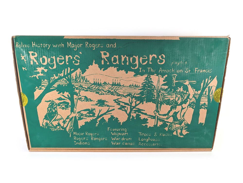 Lot 729: Barzso Rogers' Rangers in the Attack on St. Francis Playset MIB