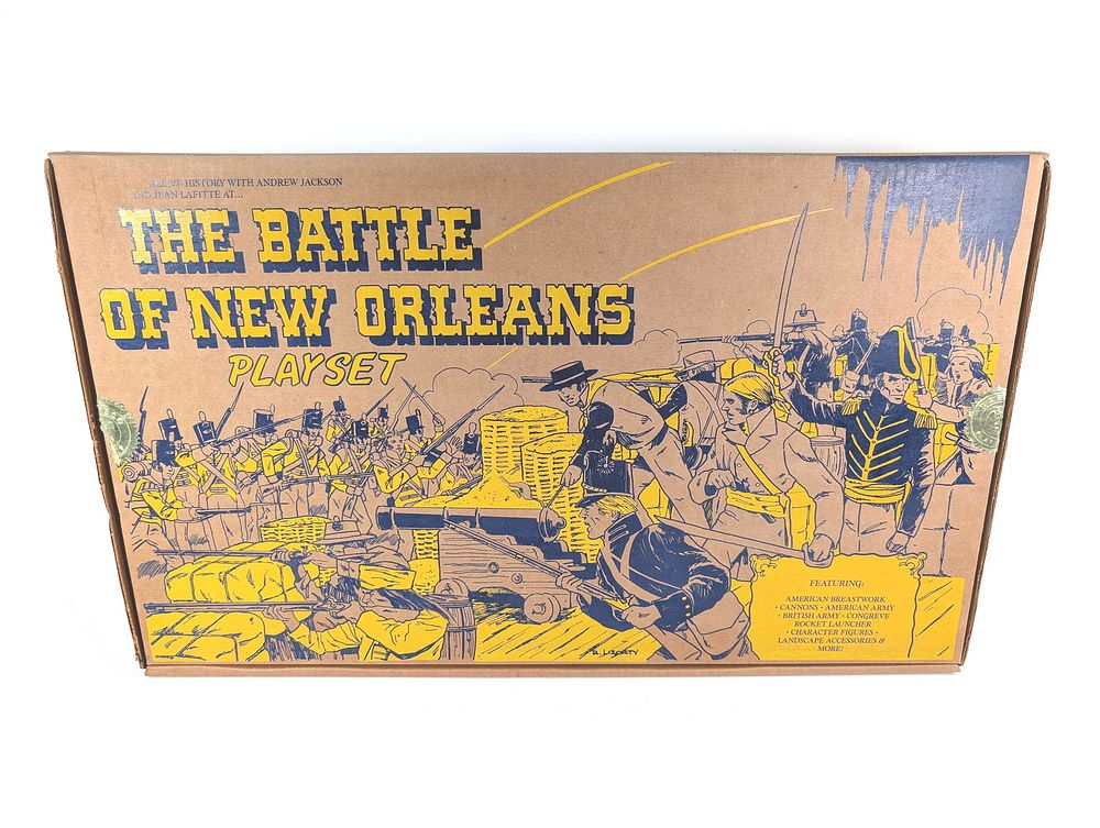 Lot 730: Barzso The Battle of New Orleans Playset MIB