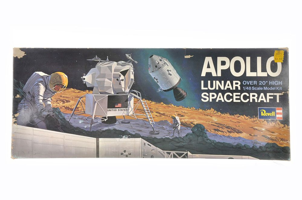 Lot 617D: Revell 1969 Apollo Lunar Spacecraft Model Kit Sealed