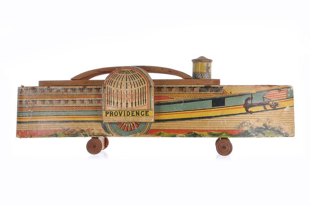 Lot 677B: Bliss ca. 1890 "Providence" Paddlewheel Boat