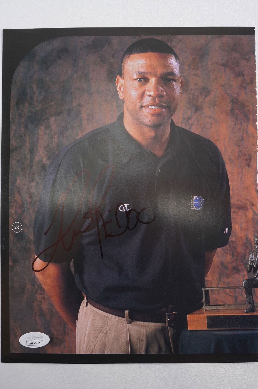Lot 149: Doc Rivers AUTOGRAPHED Color Magazine Photo w/COA