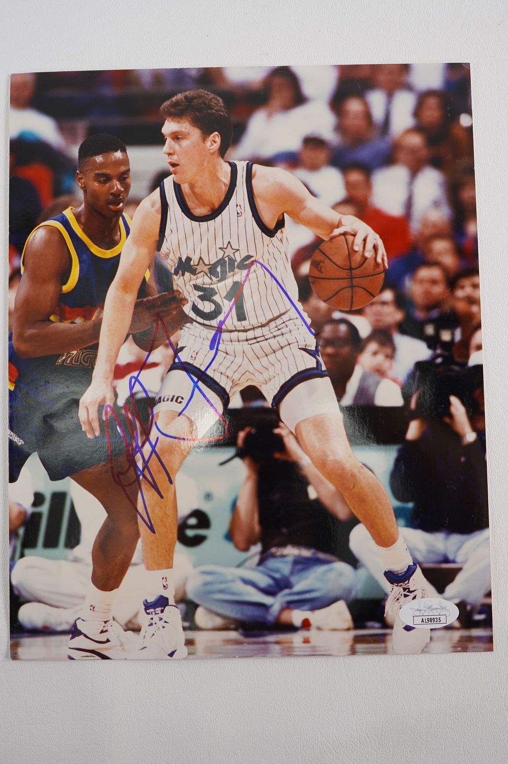 Lot 177: Jeff Turner No. 31 AUTOGRAPHED 8 x 10 Color Photograph Orlando Magic w/COA