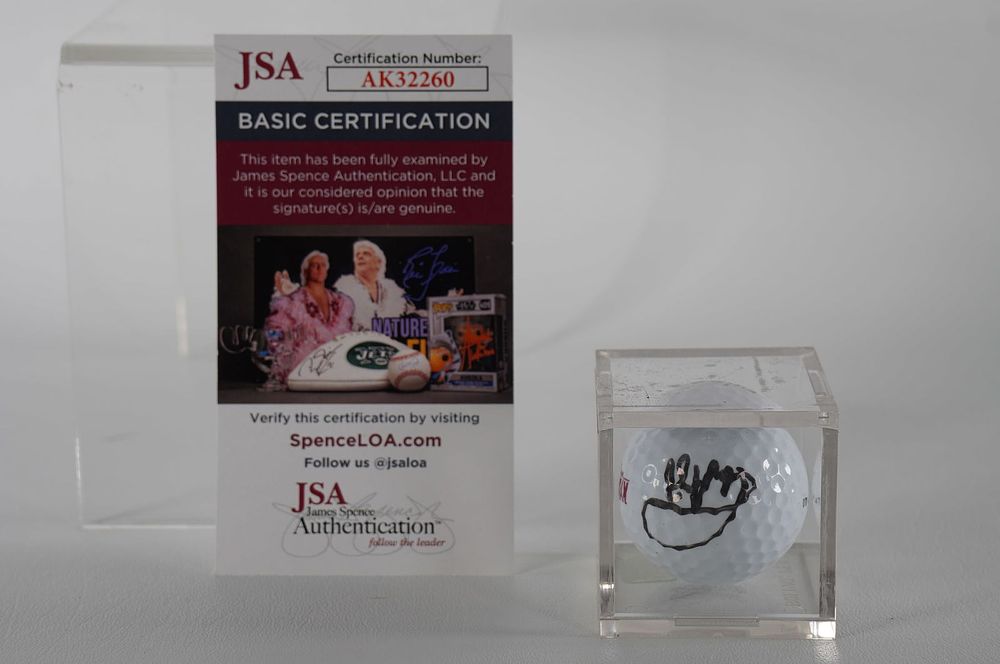 Lot 193: Paul Azinger AUTOGRAPHED Golf Ball, in Case w/COA