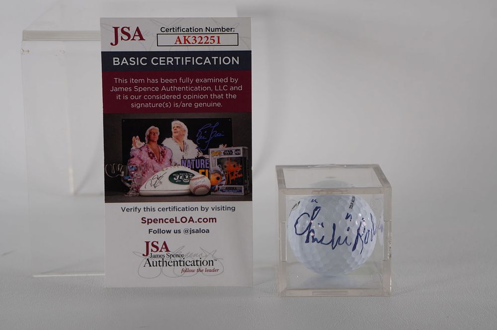 Lot 198: Chi Chi Rodriguez AUTOGRAPHED Golf Ball, in Case w/COA