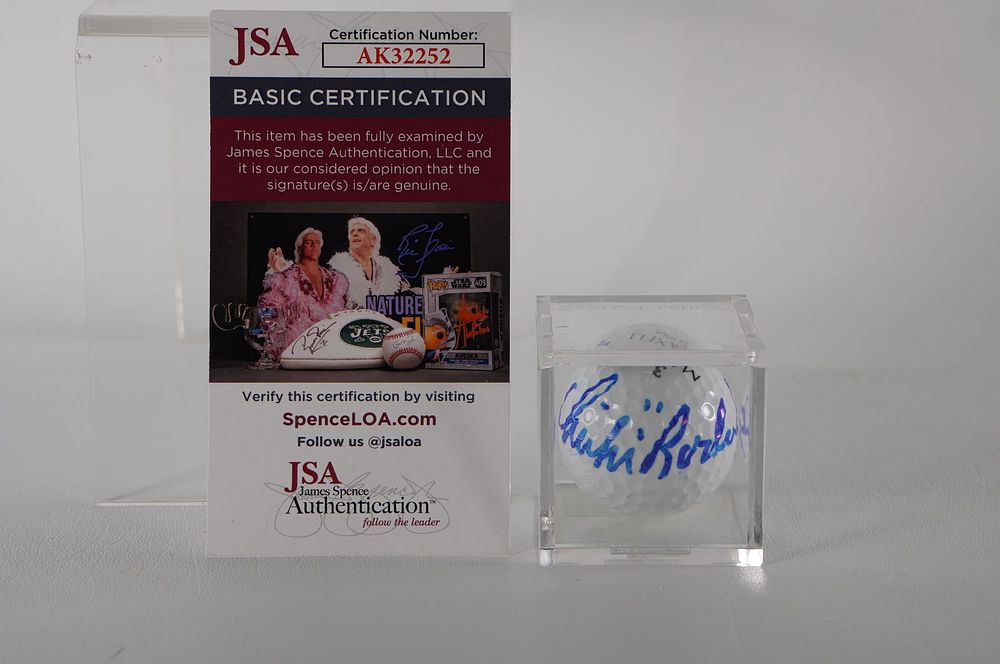 Lot 199: Chi Chi Rodriguez AUTOGRAPHED Golf Ball, in Case w/COA