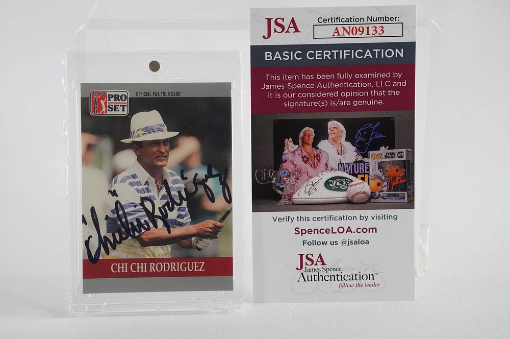 Lot 209: Chi Chi Rodriguez AUTOGRAPHED Trading Card w/COA