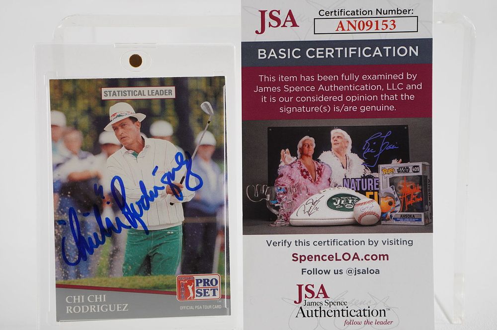 Lot 210: Chi Chi Rodriguez AUTOGRAPHED Trading Card w/COA