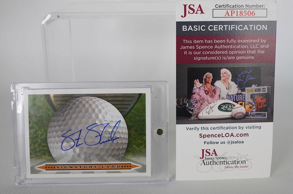 Lot 213: Stewart Stricker AUTOGRAPHED Trading Card w/COA