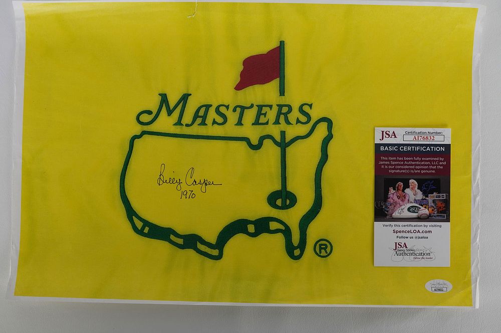 Lot 244: Billy Casper AUTOGRAPHED 11 x 17 Color Photograph w/COA