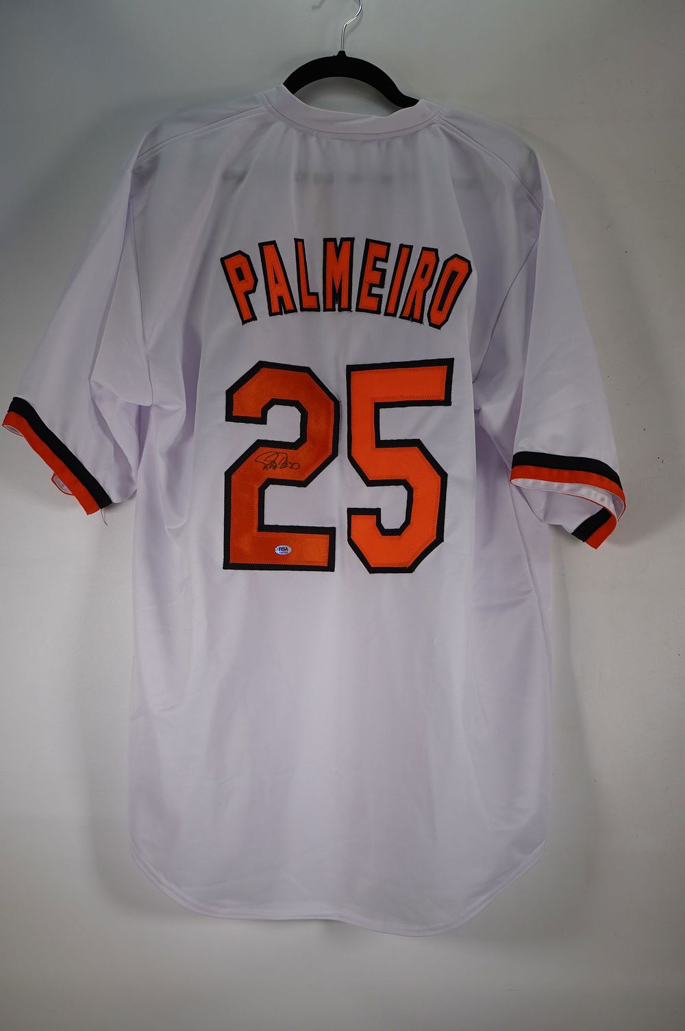 Lot 288: Rafael Palmeiro No. 25 Baltimore Orioles AUTOGRAPHED Jersey w/COA