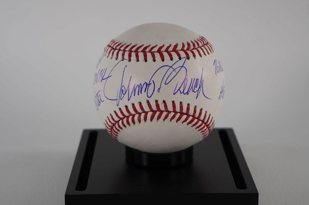 Lot 294: Johnny Bench AUTOGRAPHED Baseball w/COA