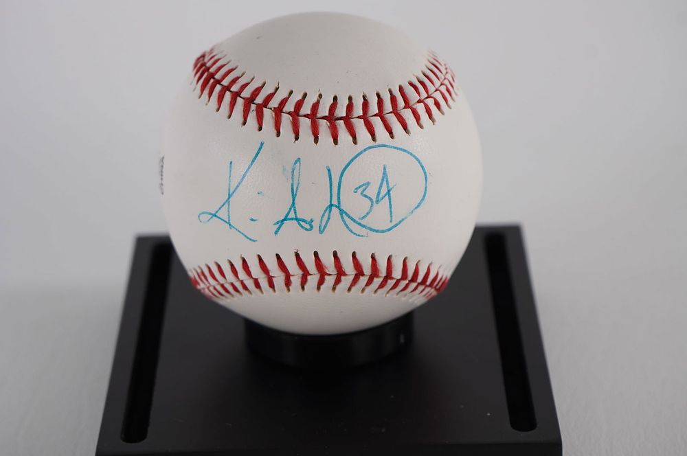 Lot 301: Kevin Millwood No. 34 AUTOGRAPHED Baseball w/COA