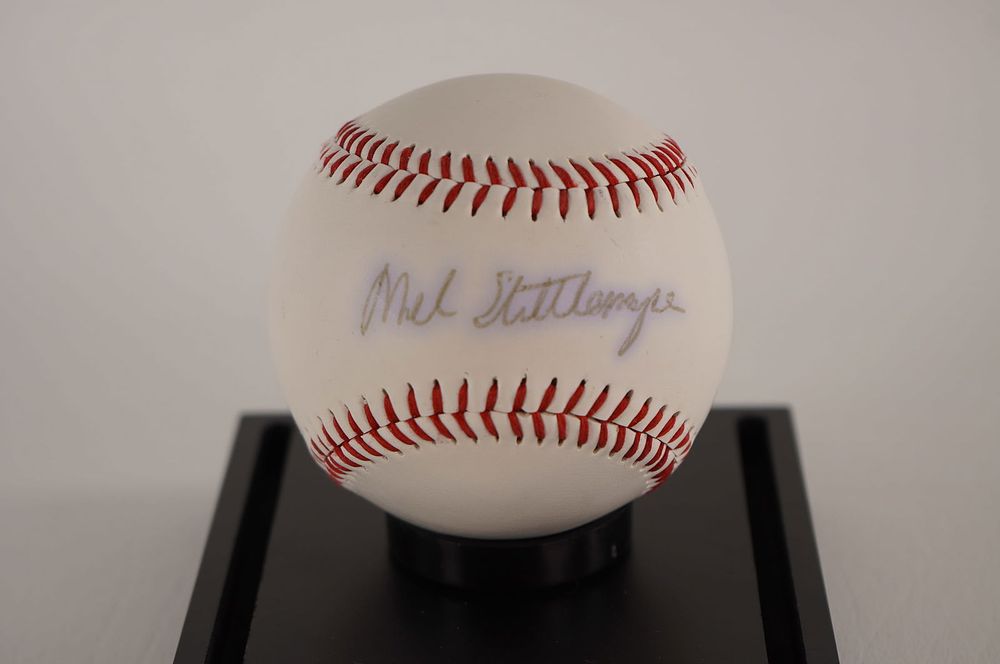 Lot 304: Mel Stottlemyre AUTOGRAPHED Baseball w/COA