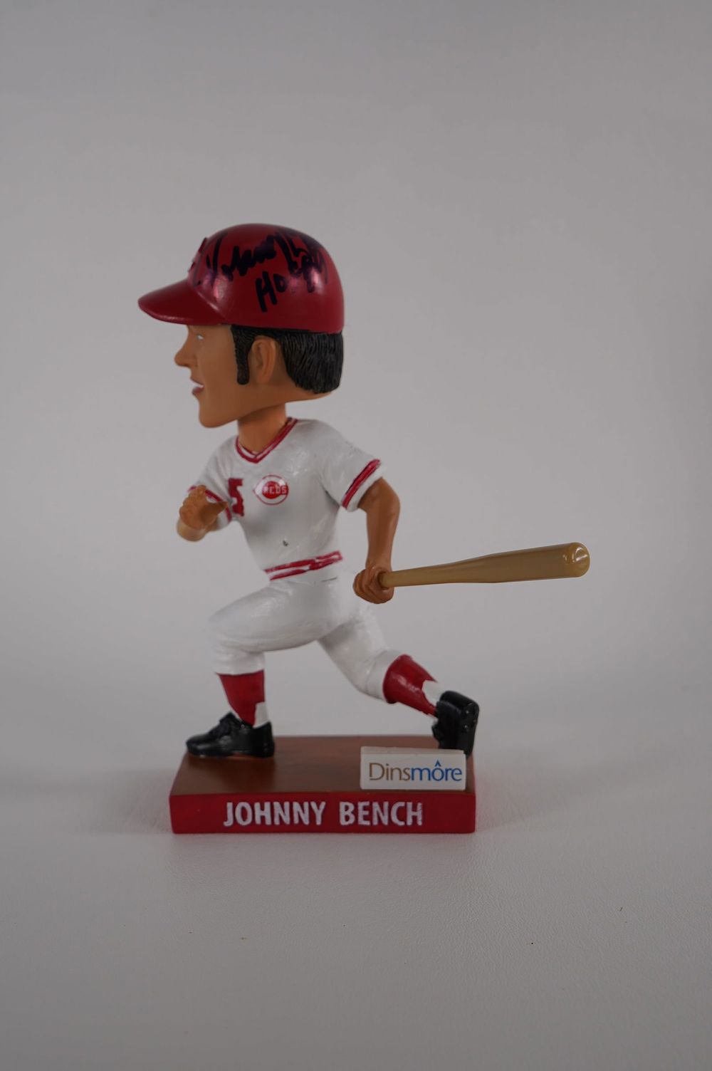 Lot 320: Johnny Bench No. 5 Cincinnati Reds AUTOGRAPHED Bobble Head w/COA