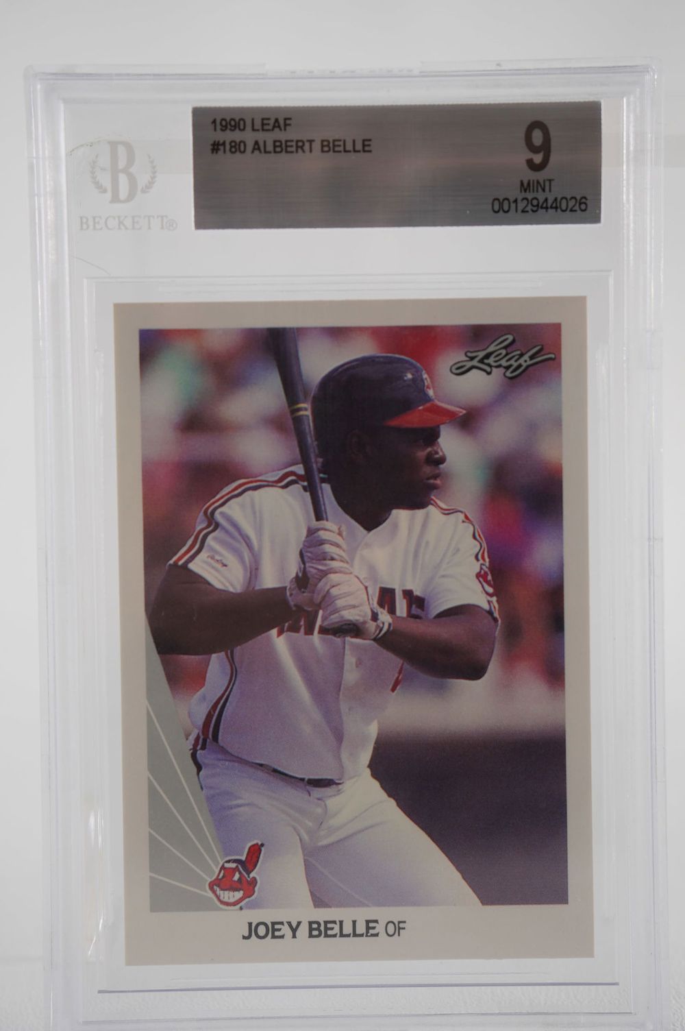 Lot 329: Joey Belle No. 8 Cincinnati Reds Trading Card w/COA