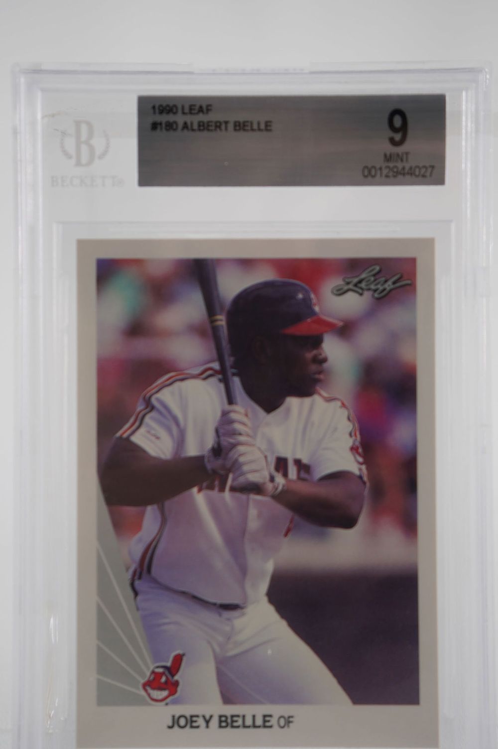 Lot 330: Joey Belle No. 8 Cincinnati Reds Trading Card w/COA
