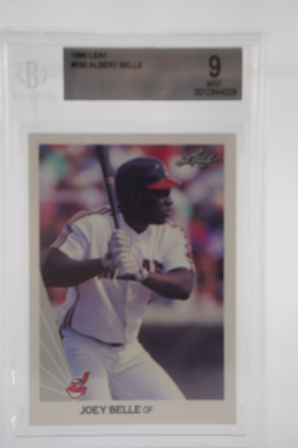 Lot 332: Joey Belle No. 8 Cincinnati Reds Trading Card w/COA
