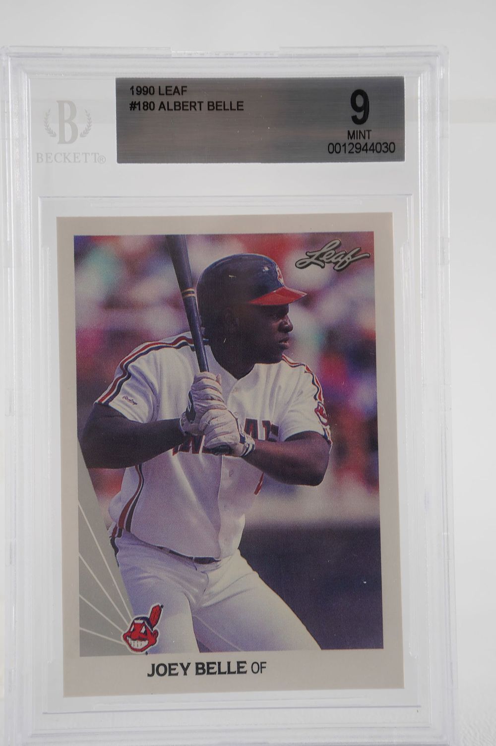 Lot 333: Joey Belle No. 8 Cincinnati Reds Trading Card w/COA