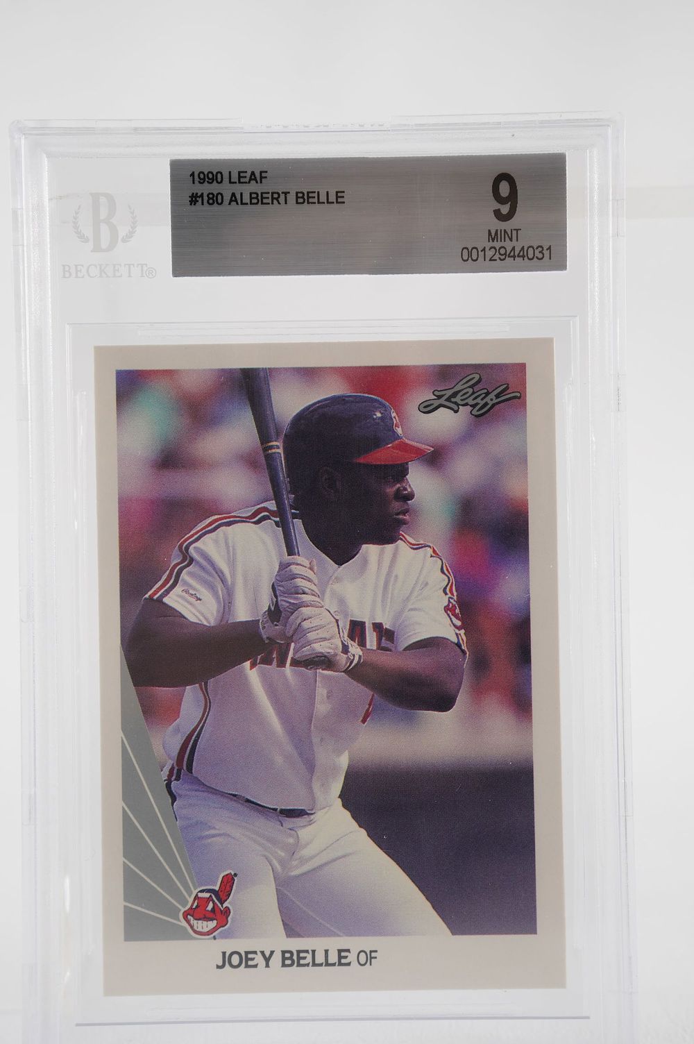 Lot 334: Joey Belle No. 8 Cincinnati Reds Trading Card w/COA