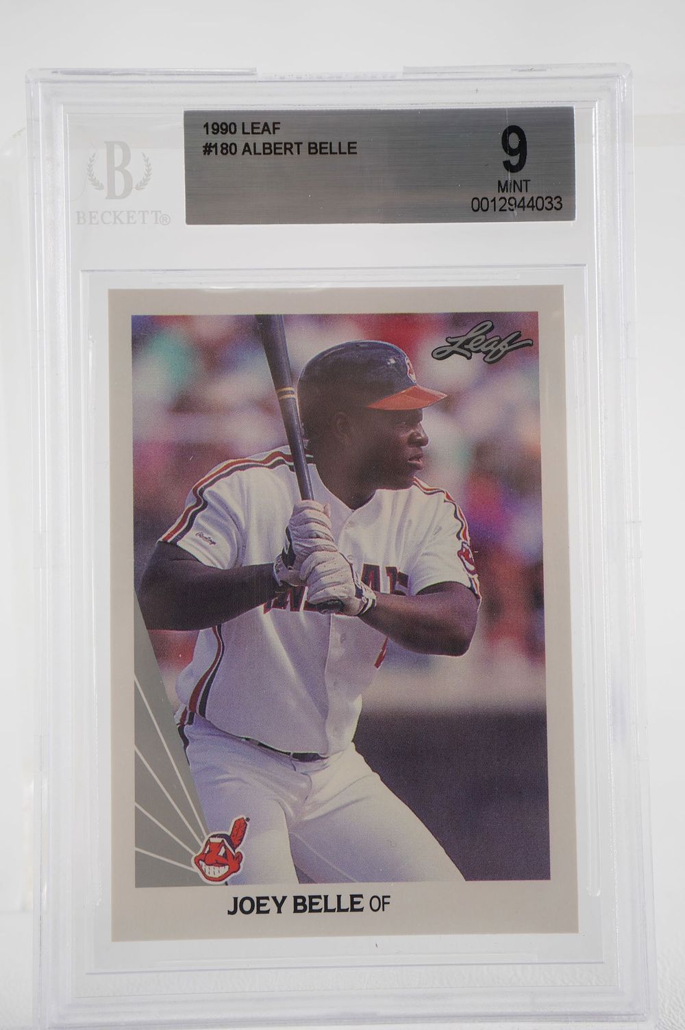 Lot 335: Joey Belle No. 8 Cincinnati Reds Trading Card w/COA