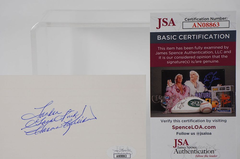 Lot 388: Harmon Killebrew AUTOGRAPHED Signature Index Card w/COA