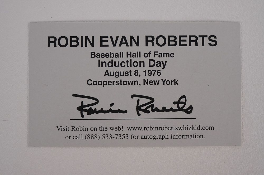 Lot 428: Robin Roberts AUTOGRAPHED Ticket w/COA