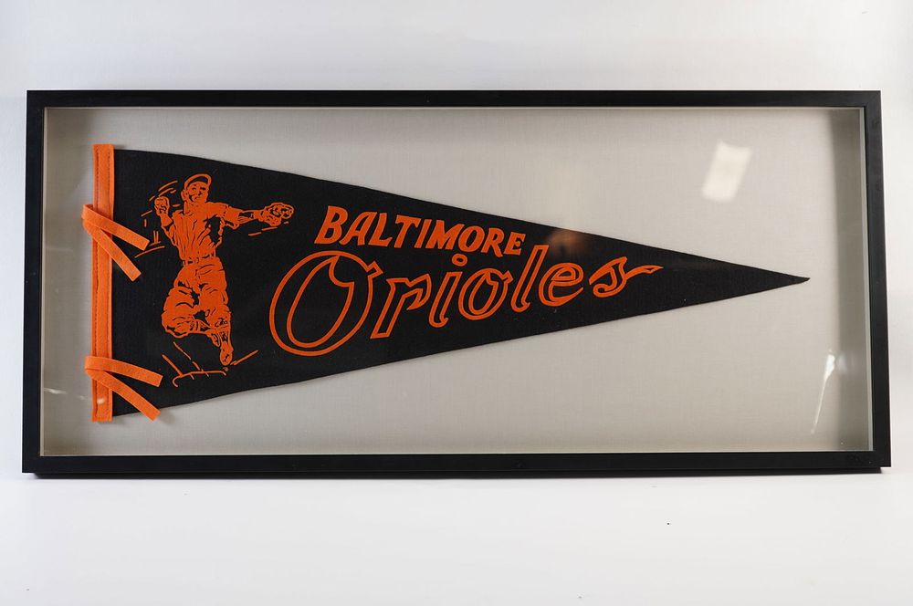 Lot 428F: Baltimore Orioles Pennant