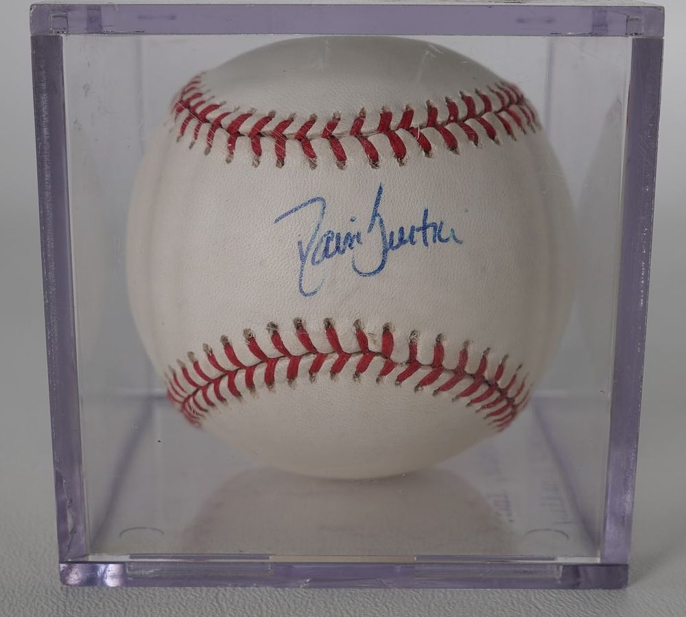 Lot 428J: David Justice AUTOGRAPHED Baseball