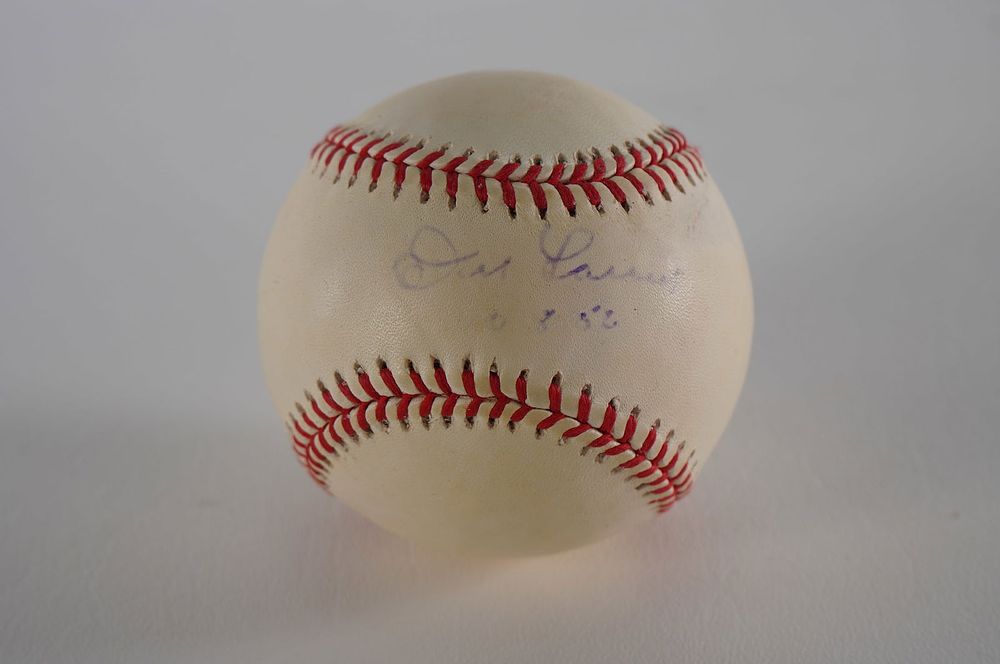 Lot 428L: Don Larsen AUTOGRAPHED Baseball
