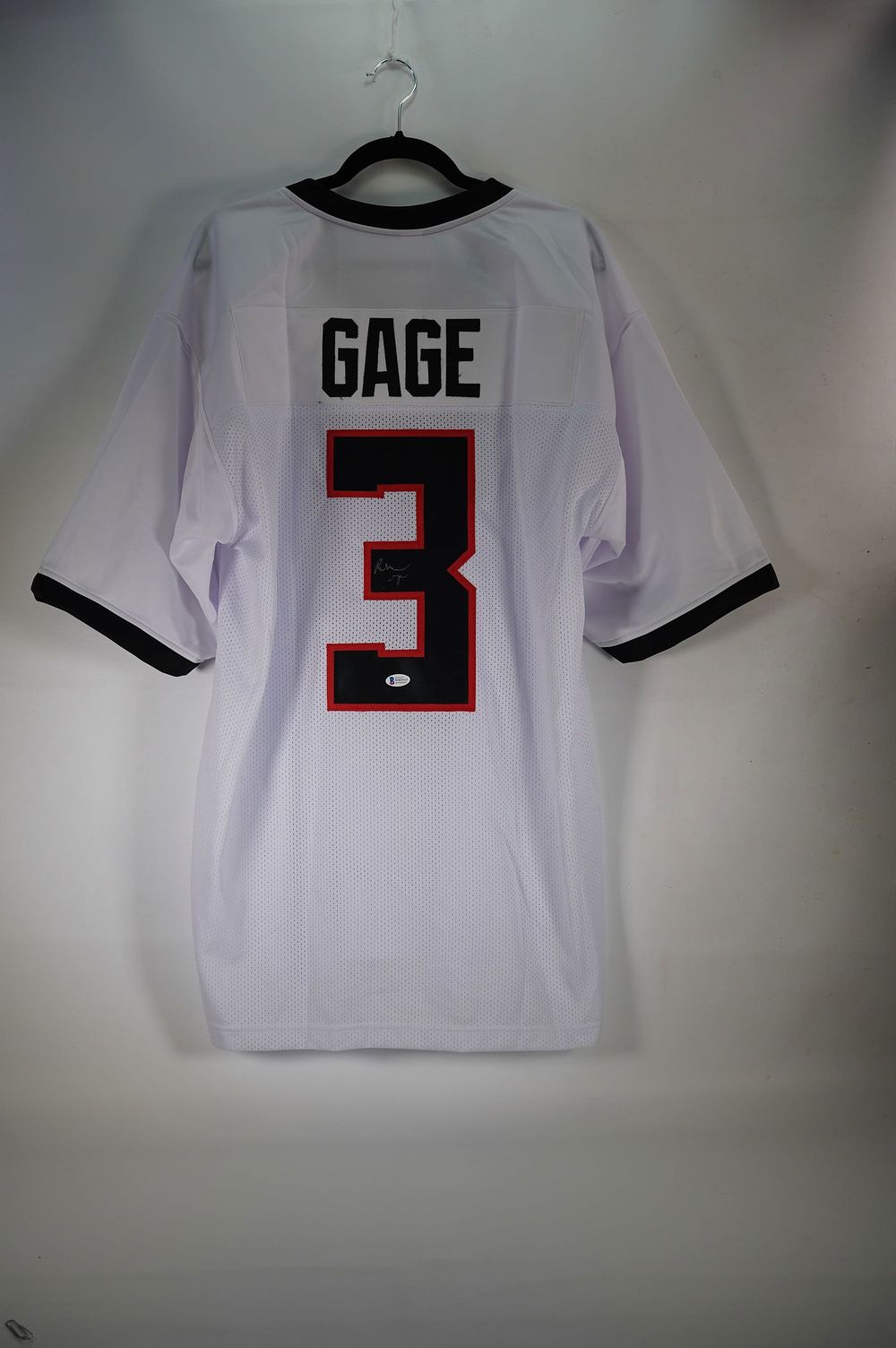 Lot 436: Russell Gage No. 3 Atlanta Falcons AUTOGRAPHED Jersey w/COA
