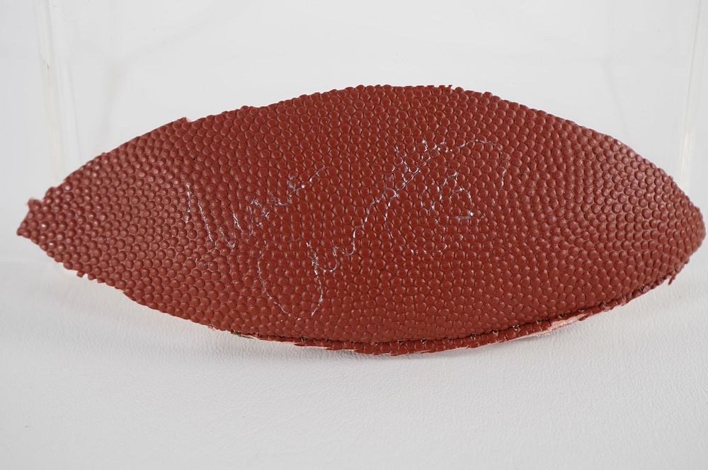 Lot 457: Trace Armstrong AUTOGRAPHED Ball Panel w/COA