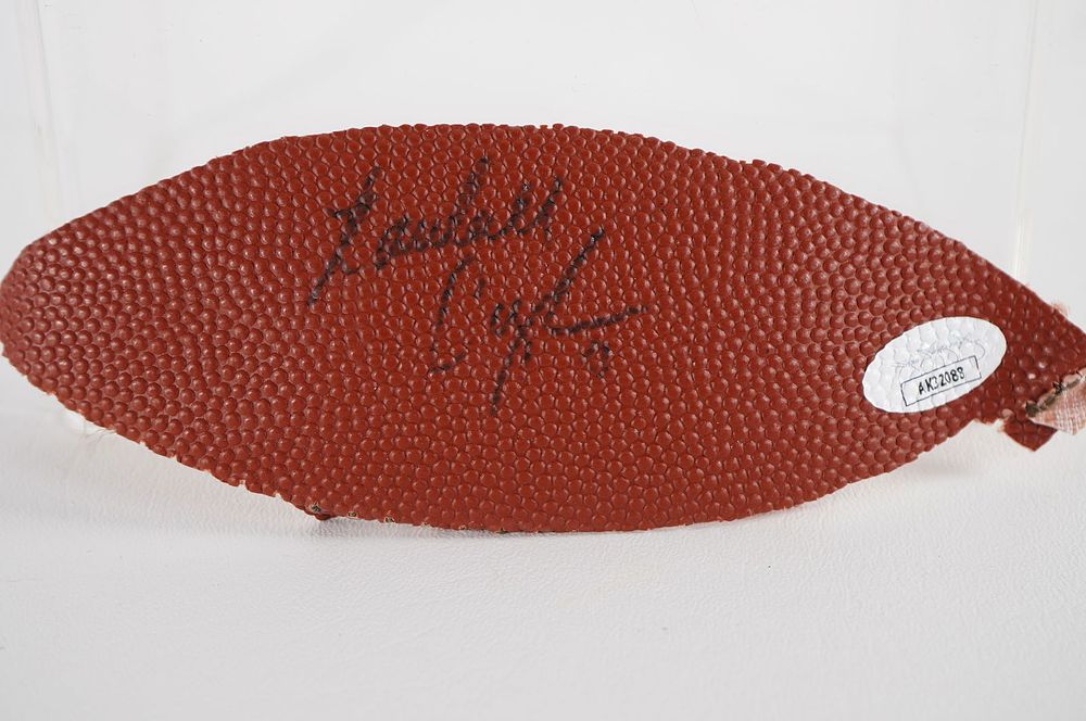 Lot 461: Randall Cunningham AUTOGRAPHED Ball Panel w/COA