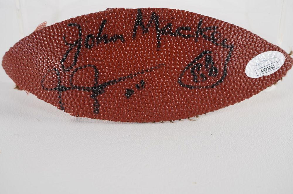 Lot 464: Jim Jensen AUTOGRAPHED Ball Panel w/COA