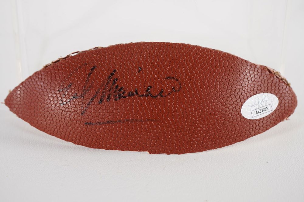 Lot 467: Ed Marino AUTOGRAPHED Ball Panel w/COA