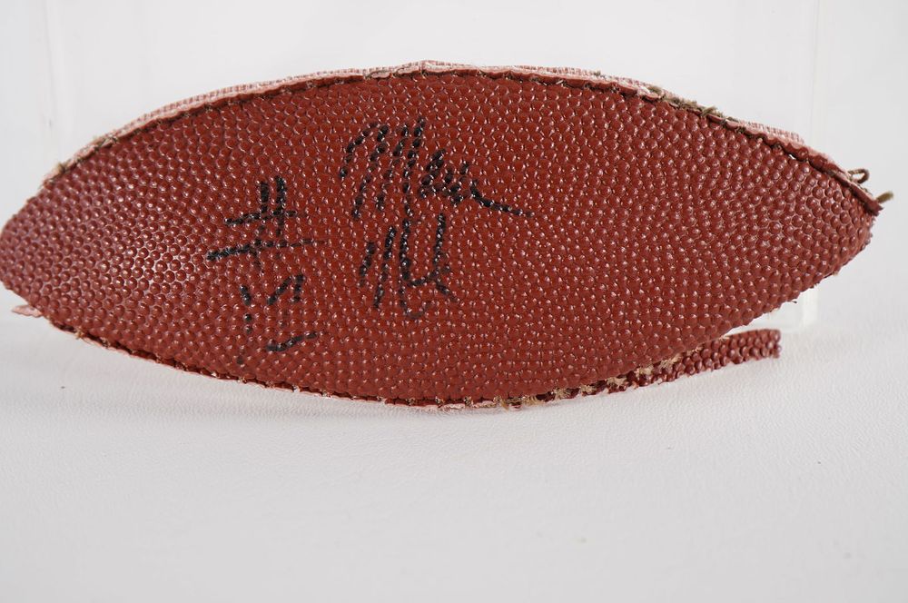 Lot 472: Marcus Nash AUTOGRAPHED Ball Panel w/COA