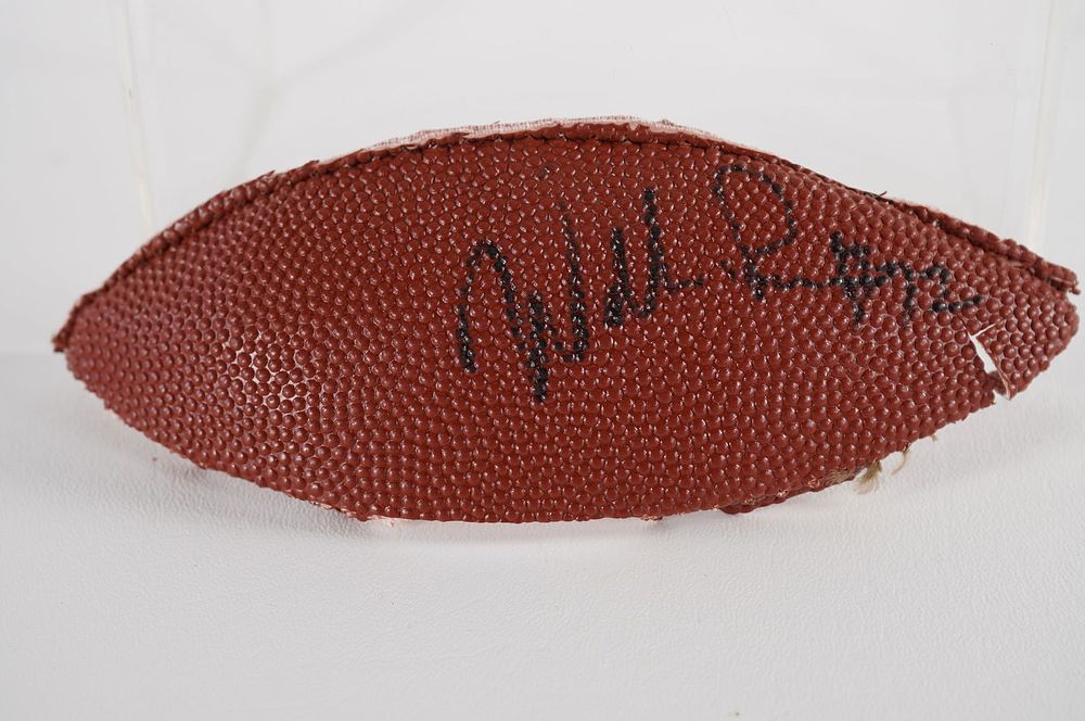 Lot 474: William Perry Refrigerator Perry AUTOGRAPHED Ball Panel w/COA