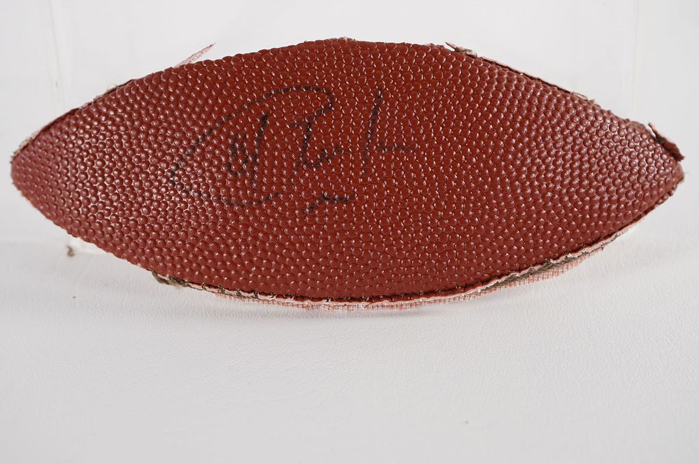 Lot 475: Peerless Price AUTOGRAPHED Ball Panel w/COA