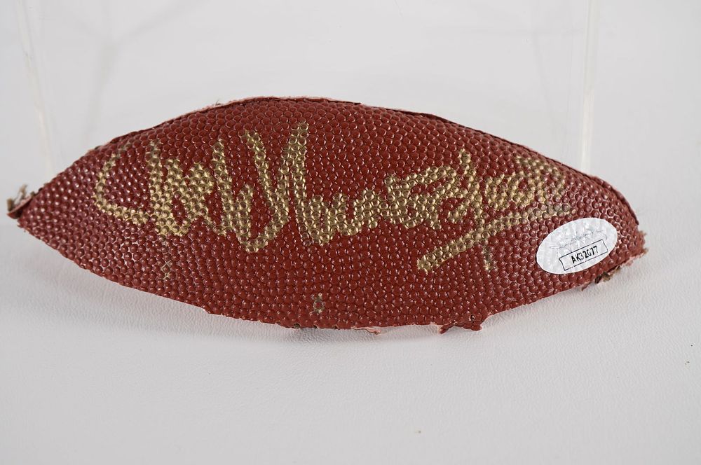 Lot 487: Jack Youngblood AUTOGRAPHED Ball Panel w/COA