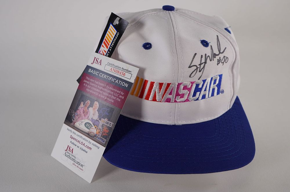 Lot 616: Sterling Marlin No. 40 AUTOGRAPHED Cap w/COA
