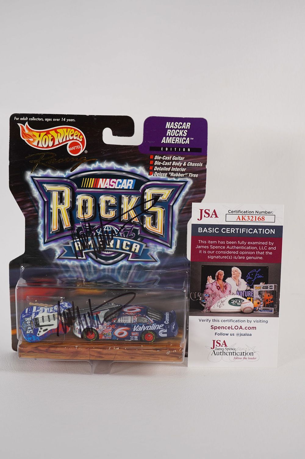 Lot 631: Mark Martin No. 6 AUTOGRAPHED Toy Car w/COA