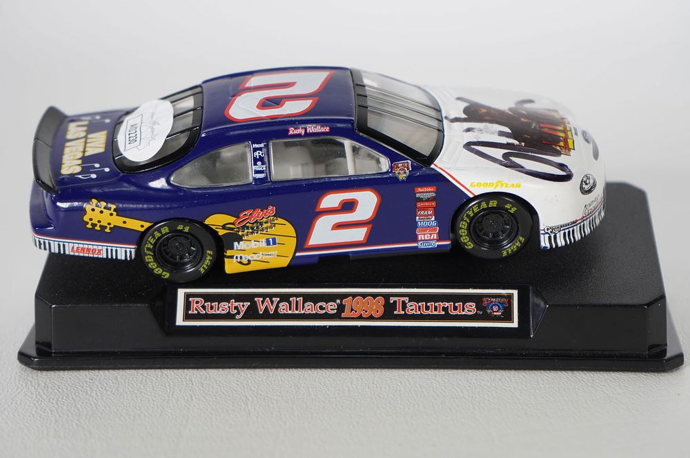 Lot 642: Rusty Wallace No. 2 AUTOGRAPHED Toy Car w/COA