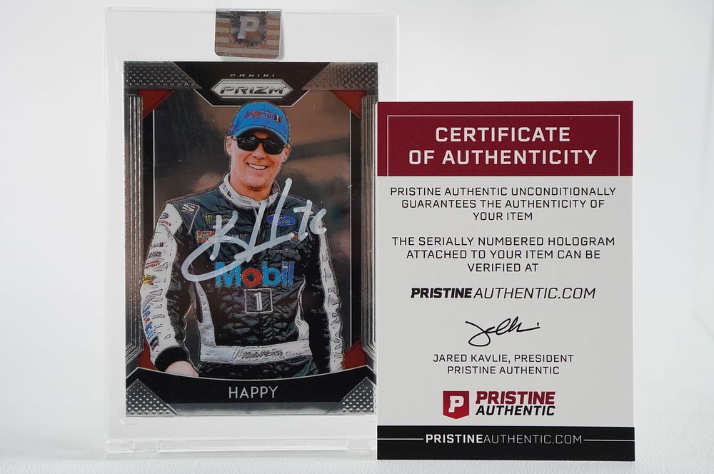 Lot 660: Kevin Harvick No. 1 AUTOGRAPHED Trading Card w/COA