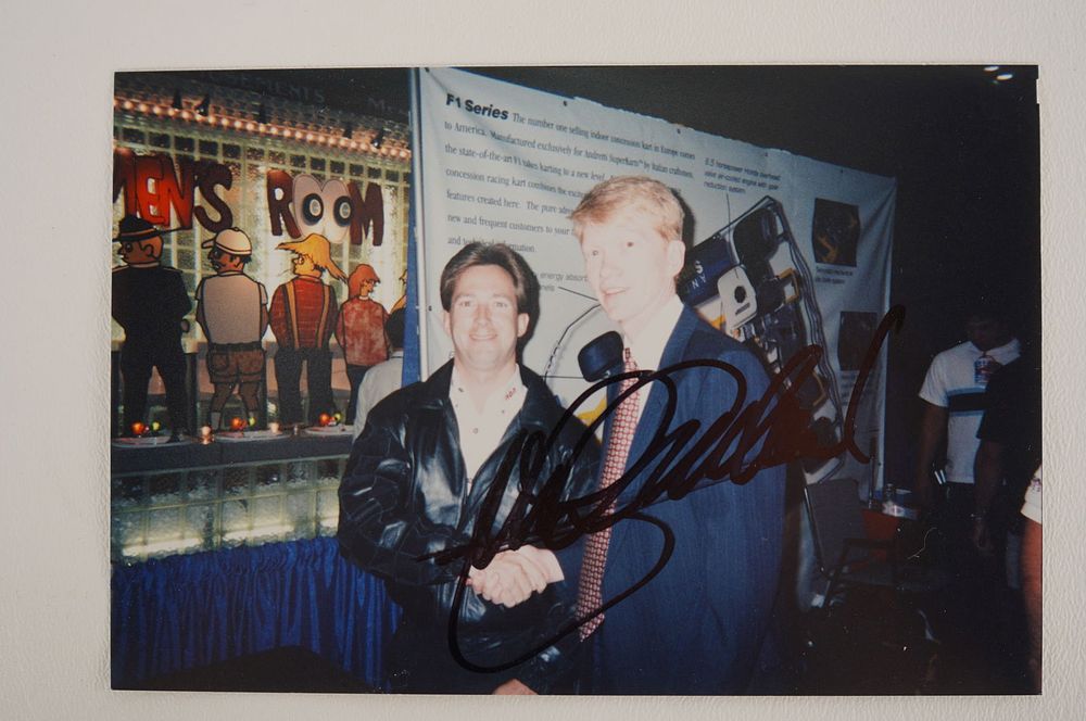 Lot 690: John Andretti AUTOGRAPHED 4 x 6 Color Photo w/COA