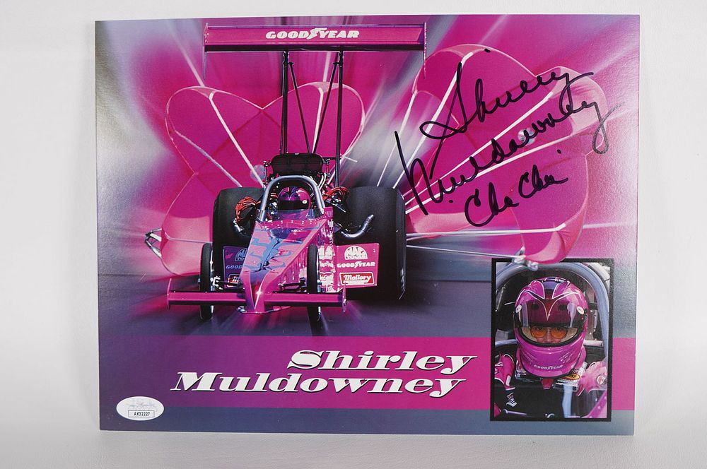 Lot 710: Shirley Muldowney AUTOGRAPHED 11 x 8.5 Color Photo w/COA