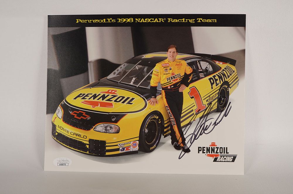 Lot 713: Steve Park No. 1 AUTOGRAPHED 10 x 8 Color Photo w/COA