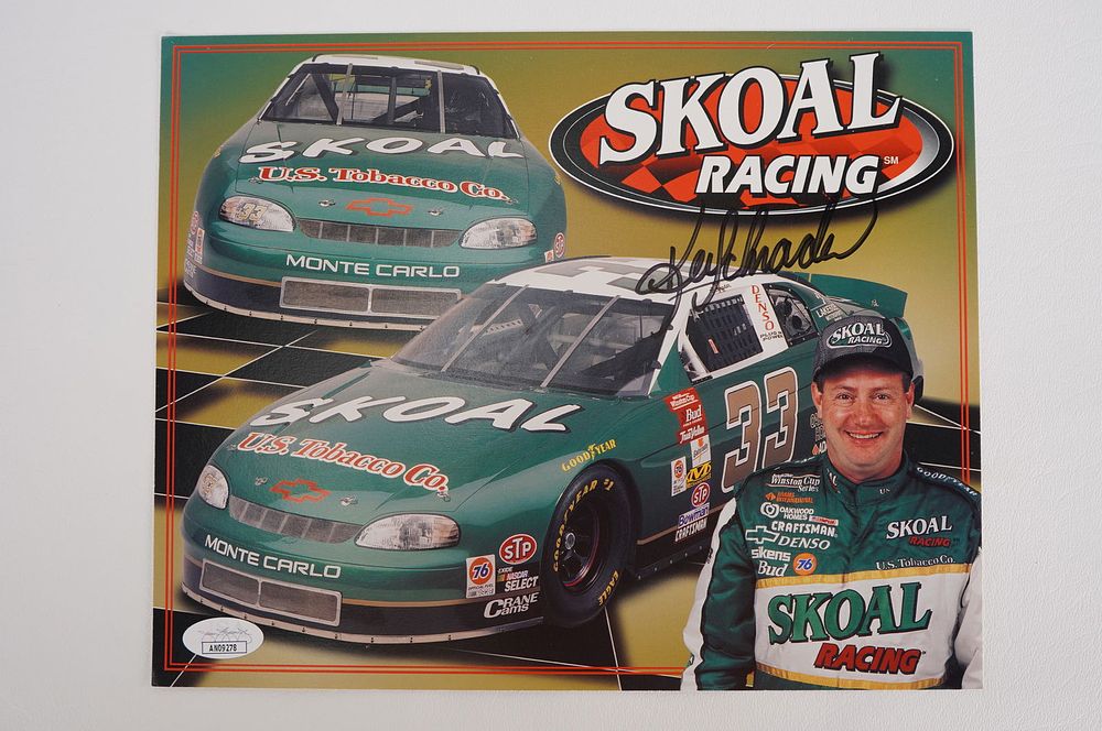 Lot 717: Ken Schrader No. 33 AUTOGRAPHED 11 x 8.5 Color Photo w/COA