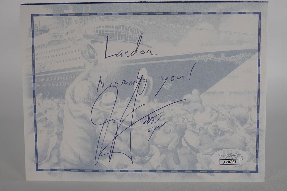 Lot 755: Joey Fatone, Singer/Dancer N Sync AUTOGRAPHED Envelope w/COA