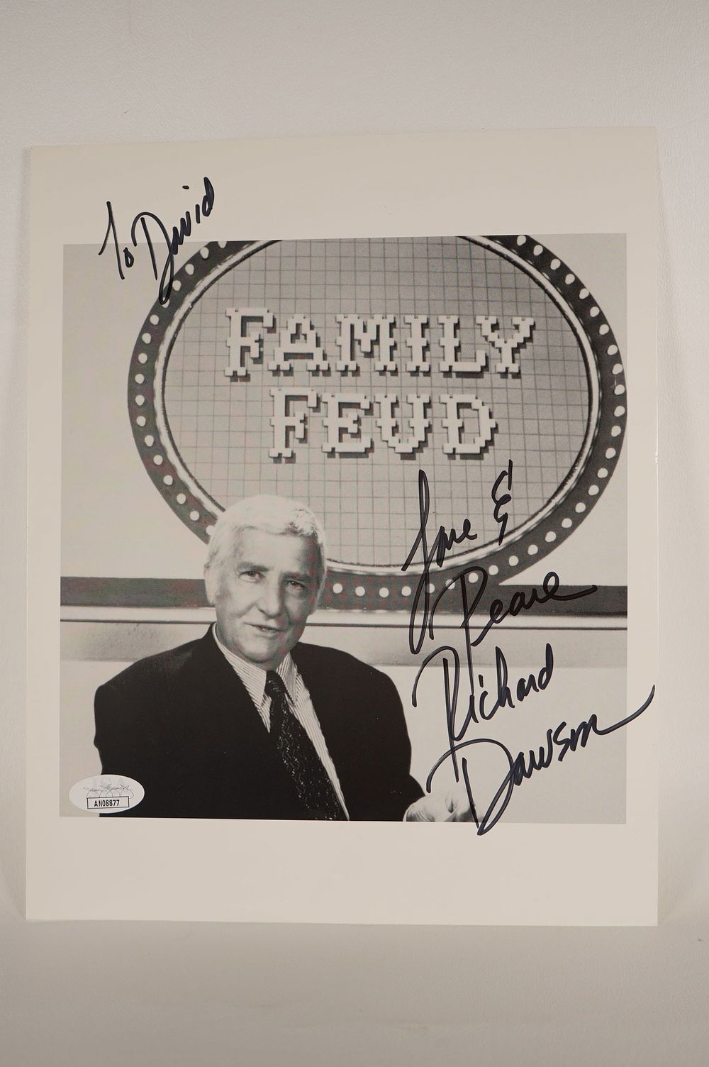 Lot 864: Richard Dawson, Hogan's Heroes, Family Feud, Actor/Comedian AUTOGRAPHED 8 x 10 B & W Photo w/COA
