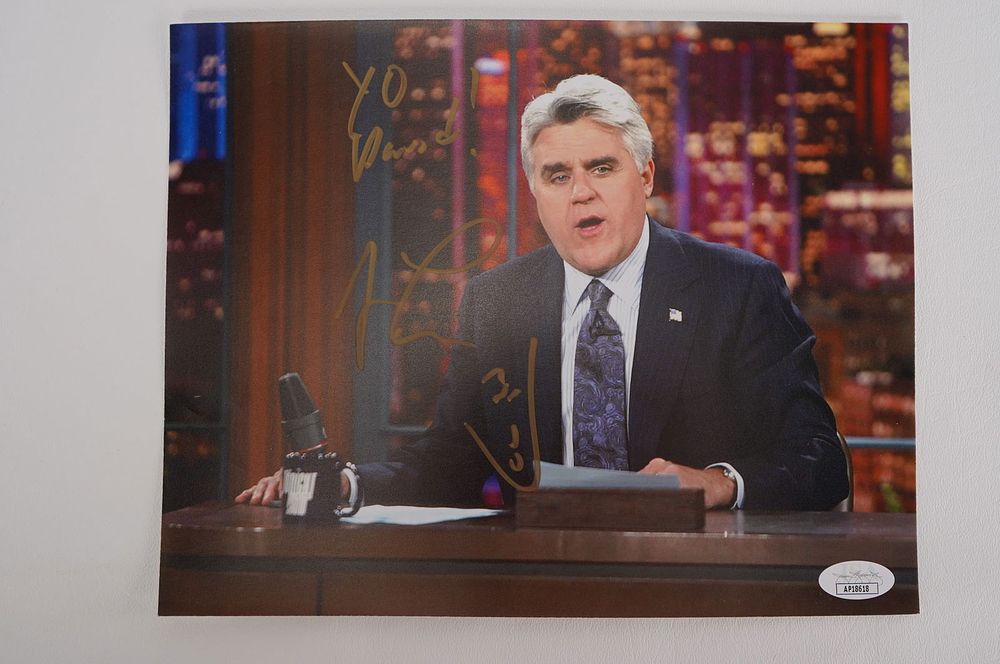 Lot 879: Jay Leno, Television Host/Comedian AUTOGRAPHED 10 x 8 Color Photo w/COA